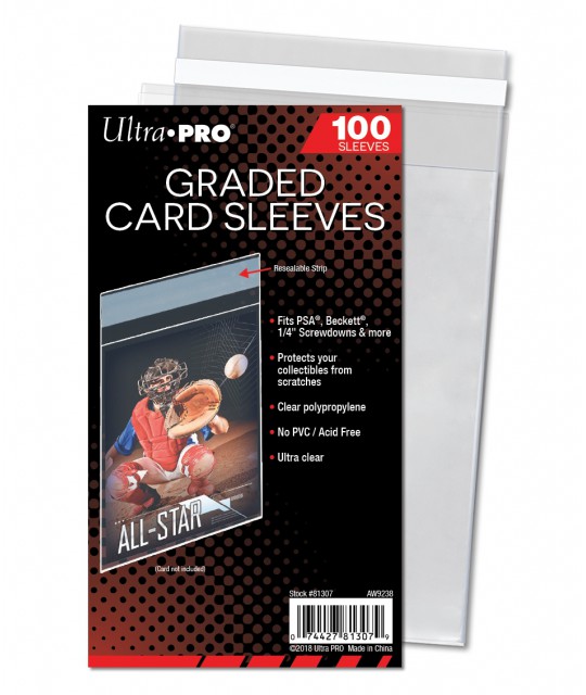 ULTRA PRO Graded Card Sleeves Resealable (100-ne pakk)